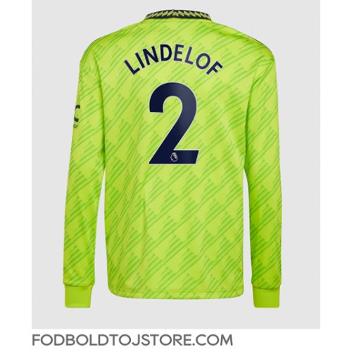 Manchester United Victor Lindelof #2 Tredjetrøje 2022-23 Langærmet